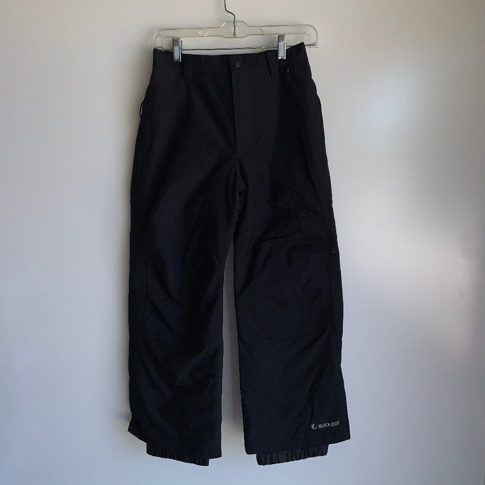 NWT BLACK DOT Snow Ski Pants Kids Youth Medium Black